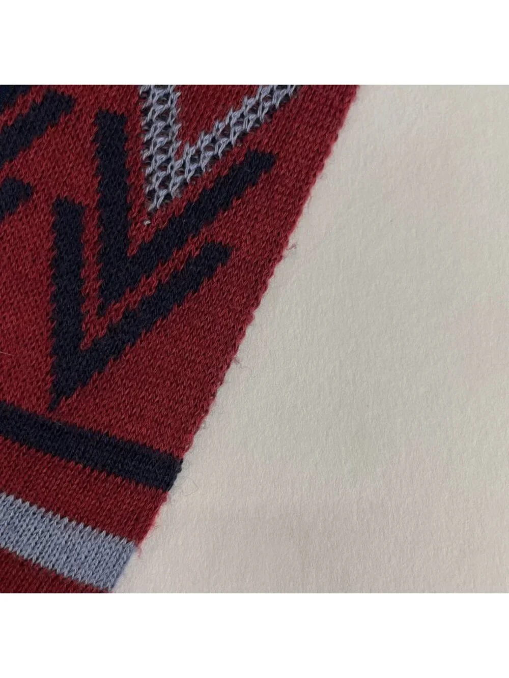 Louis Vuitton Scarf Echarpe Vvv Cotton Cashmere